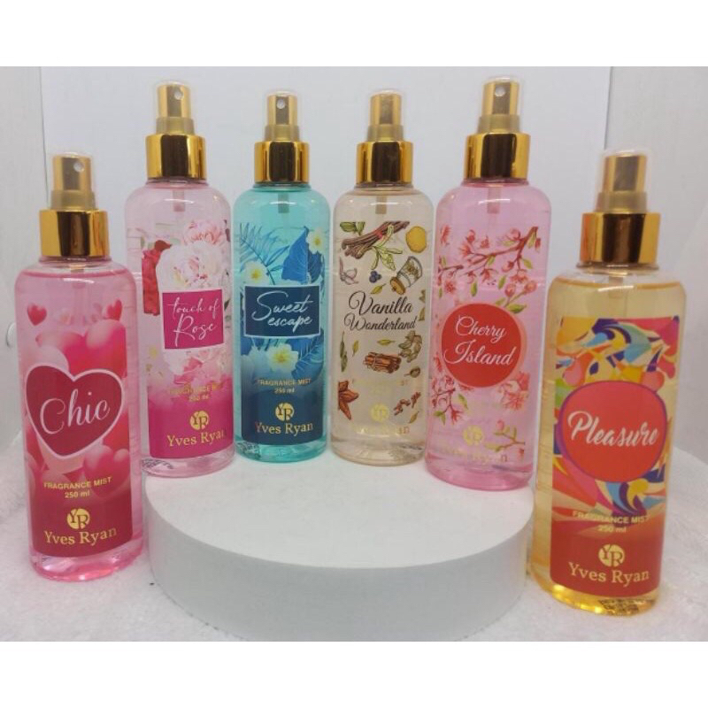 YVES RYAN BODY MIST 250ml