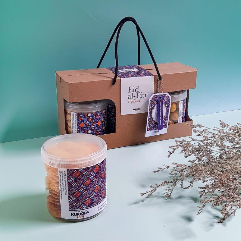 

Tambahan Hampers Lebaran Ukuran Toples Tabung 600ml dan 300ml