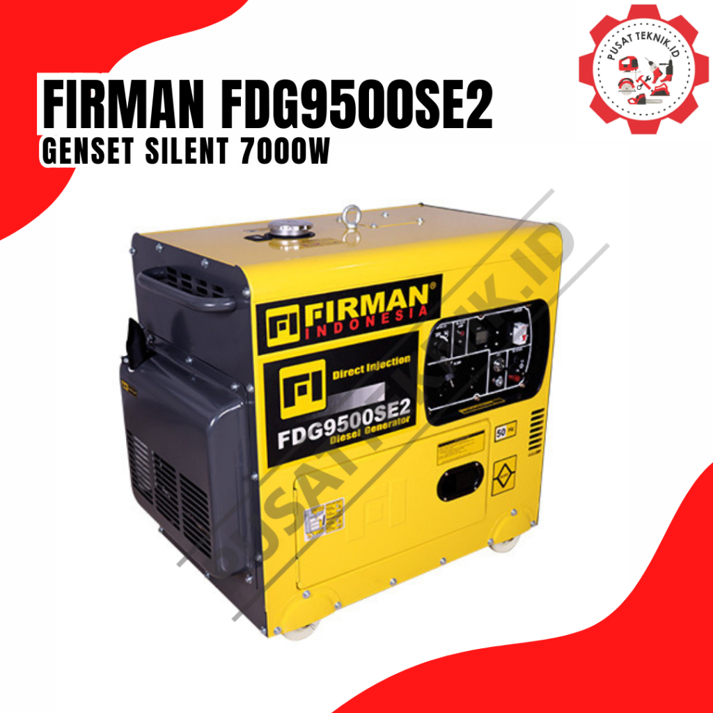 FIRMAN FDG 9500 SE2 GENSET SILENT SOLAR 6500W FIRMAN 9500 SE2