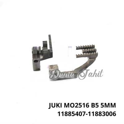 11885407 11883006 JUKI MO2516 Benang 5 5MM Gigi Mesin Jahit Obras