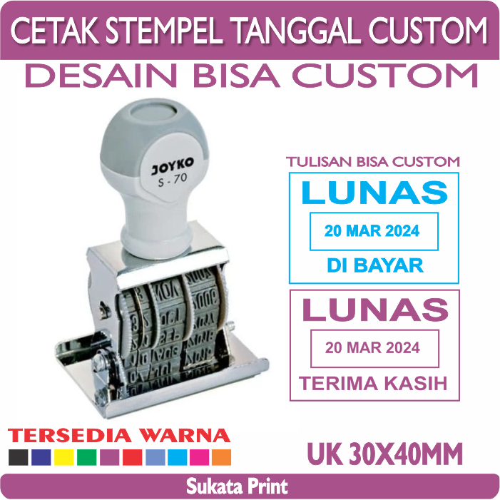 

Cetak Stempel Tanggal Tulisan Custom | Stempel Tanggal Desain Custom