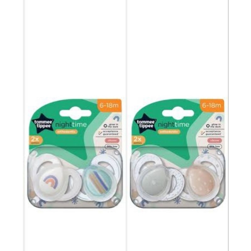 Tommee Tippee Cherry Latex Decorated Soothers Nipple Empeng Pacifier Dot Dodot Bayi 6-18M / 18-36M Months Australia