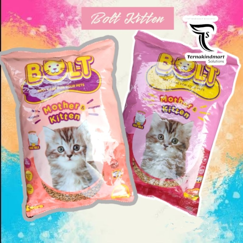 Pakan Kucing Bolt Kitten 500gr