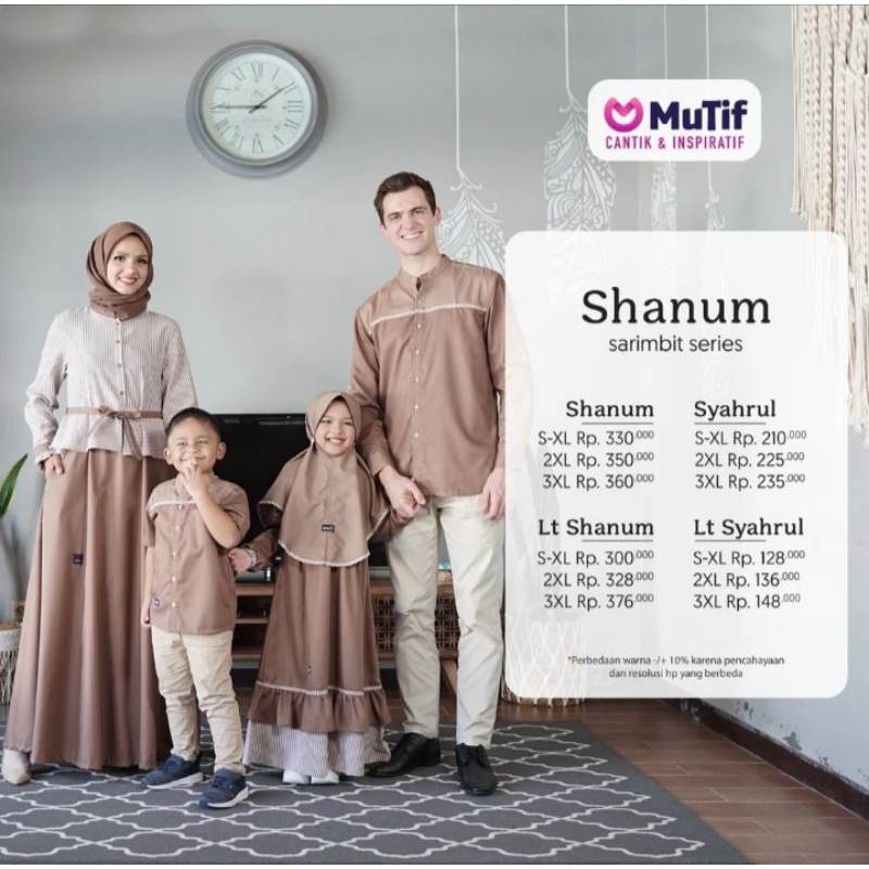 shanum sarimbit series by Mutif