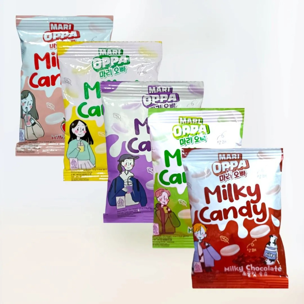 

Permen Mari Oppa Milky Candy Rasa Susu Buah Ala Korea ( 1 renceng )