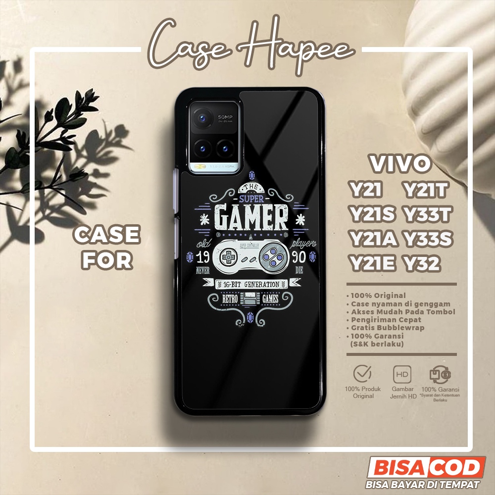 Case Vivo Y21 Y21S Y21A Y21E Y33S Casing Vivo Y21 Y21S Y21A Y21E Y33S [GAME] Casehapee Case Glossy C