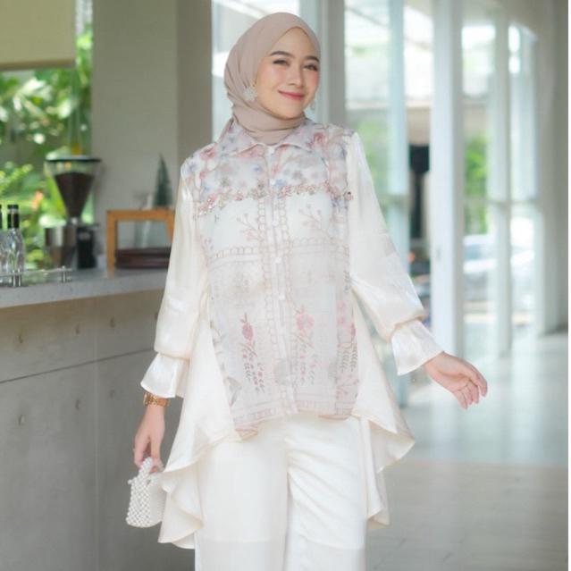 BATIQUE DANIA BLOUSE outer organza baju kondangan