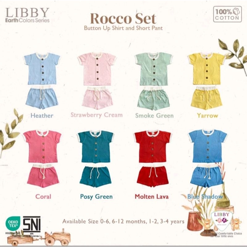 LIBBY | LIBBY SET ROCCO EART CELANA PENDEK | LIBBY SET | SETELAN PENDEK