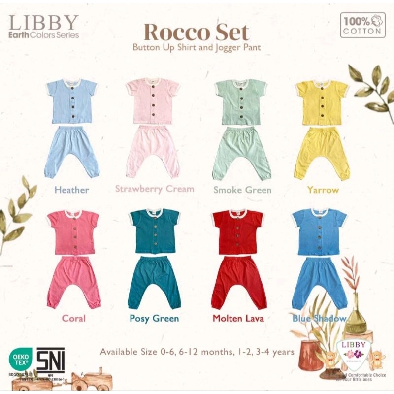 LIBBY | LIBBY SET ROCCO EART CELANA JOGER | LIBBY SET | SET ANAK UNISEX
