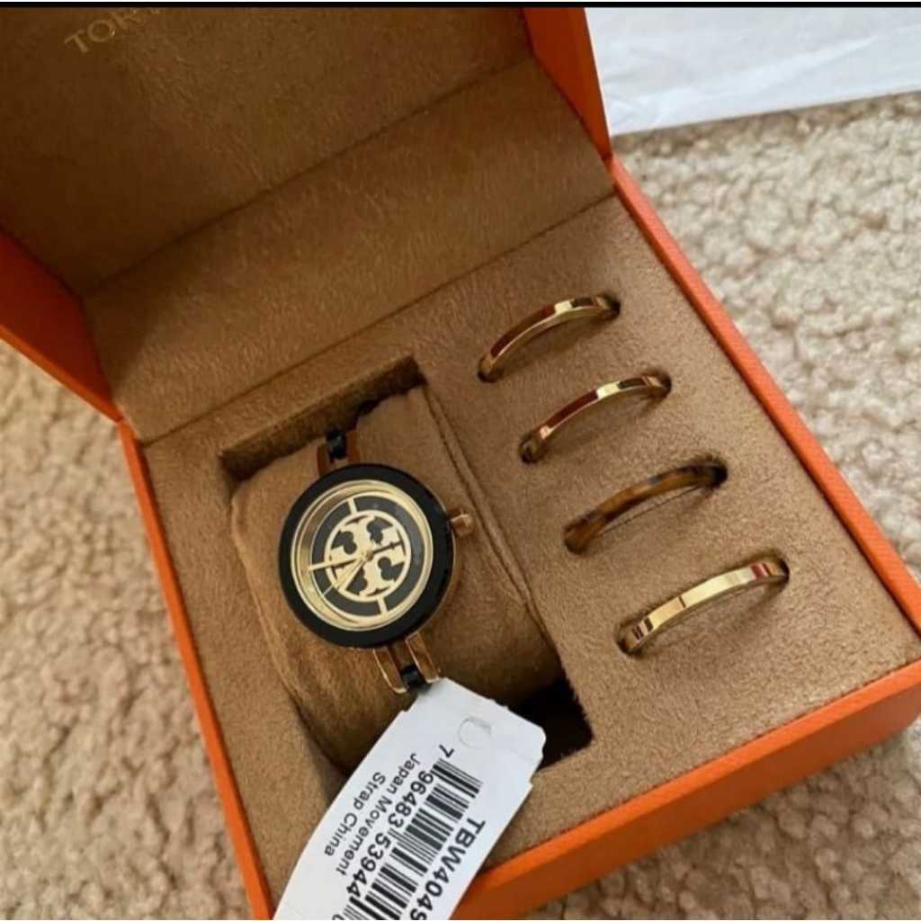 Jam Tangan Wanita Tory Burch TBW 4029 Full Set Gelang Original