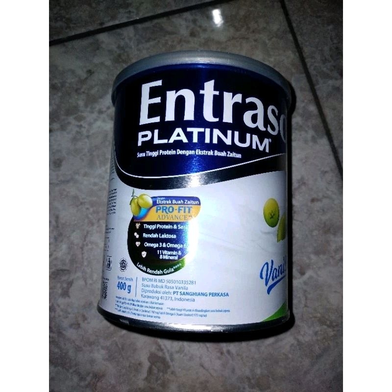 

Susu Entrasol Platinum 400gram