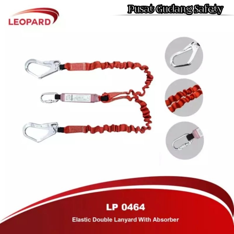 

Double Lanyard With Absorber LP 0464 Original Berkualitas
