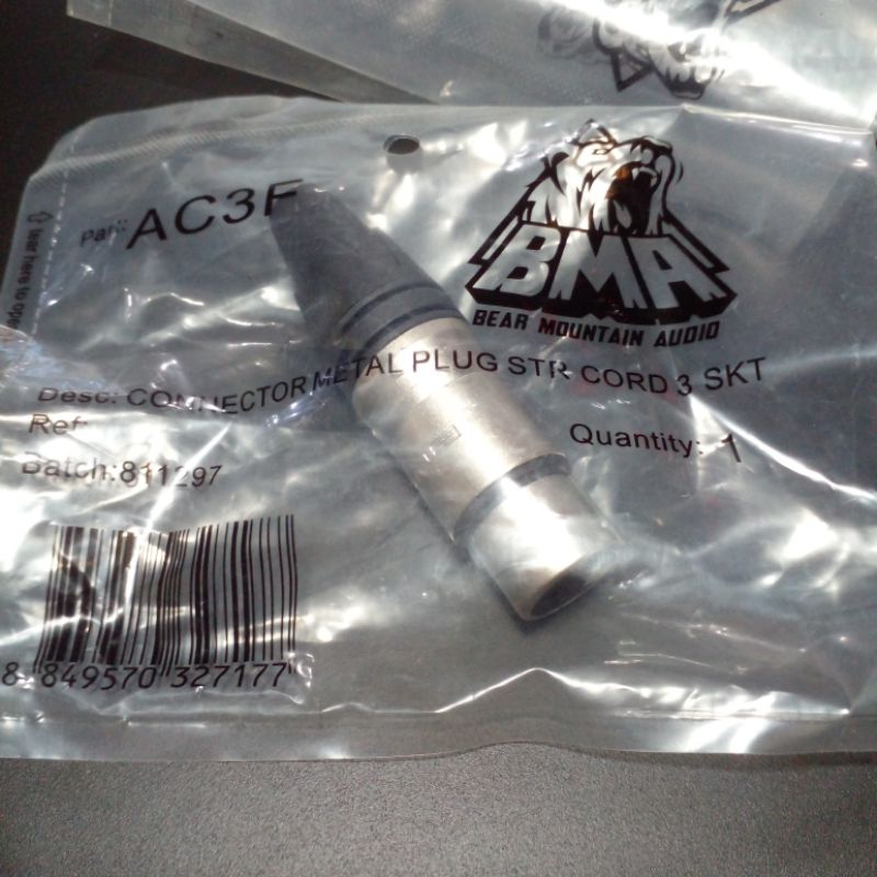 Jek XLR Soket Canon BMA