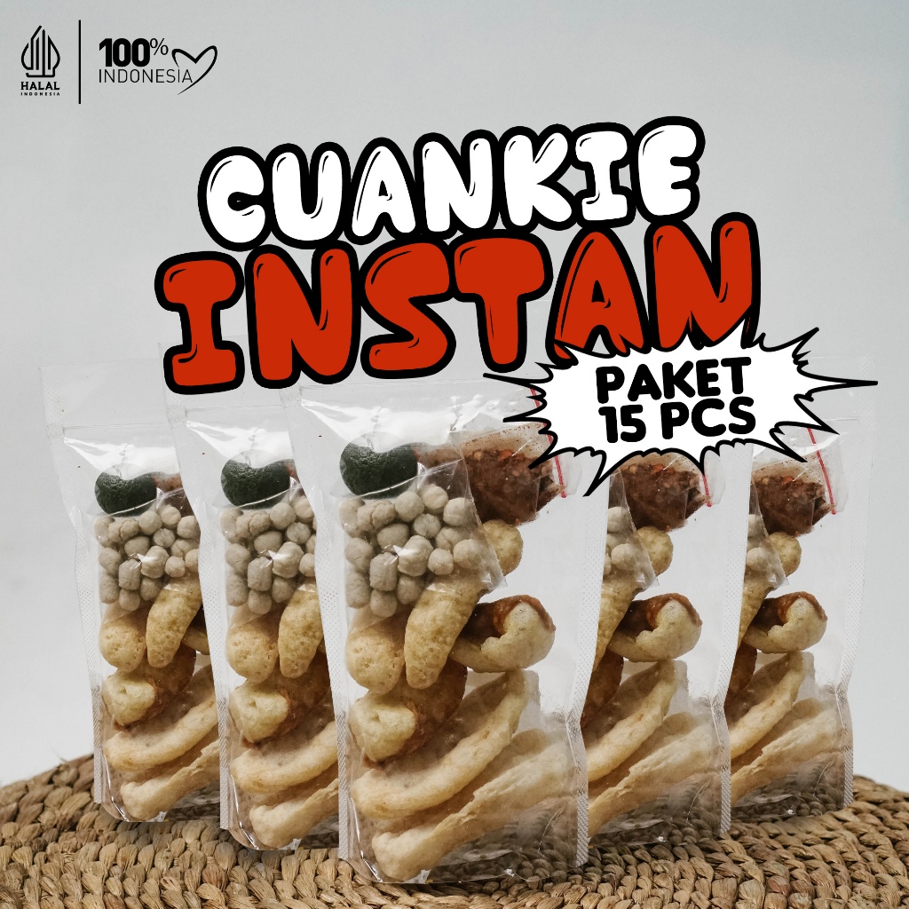 

Paket bundling baso aci kuah instan isi bumbu cikruh murah - ( BASO ACI OCI CUANKI 15 PCS )