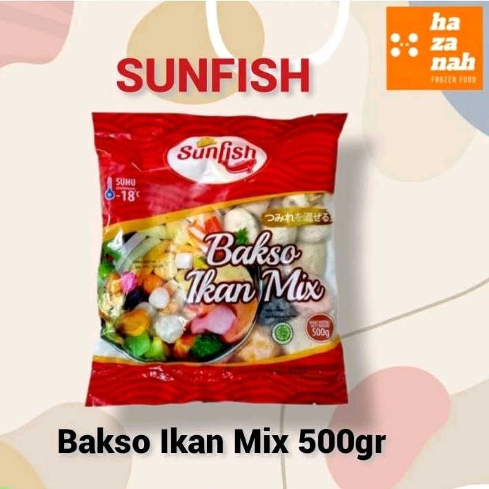 

Sunfish Bakso Ikan Mix 500gr