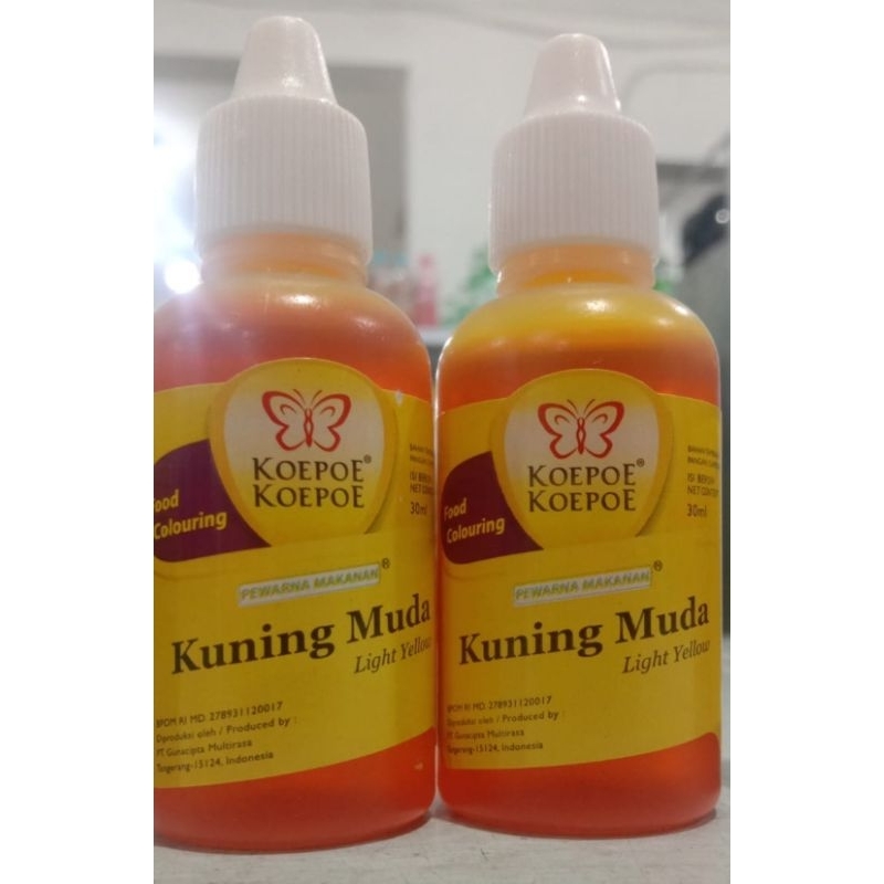 

Pewarna Makanan Kuning Muda Koepoe Koepoe 30ml