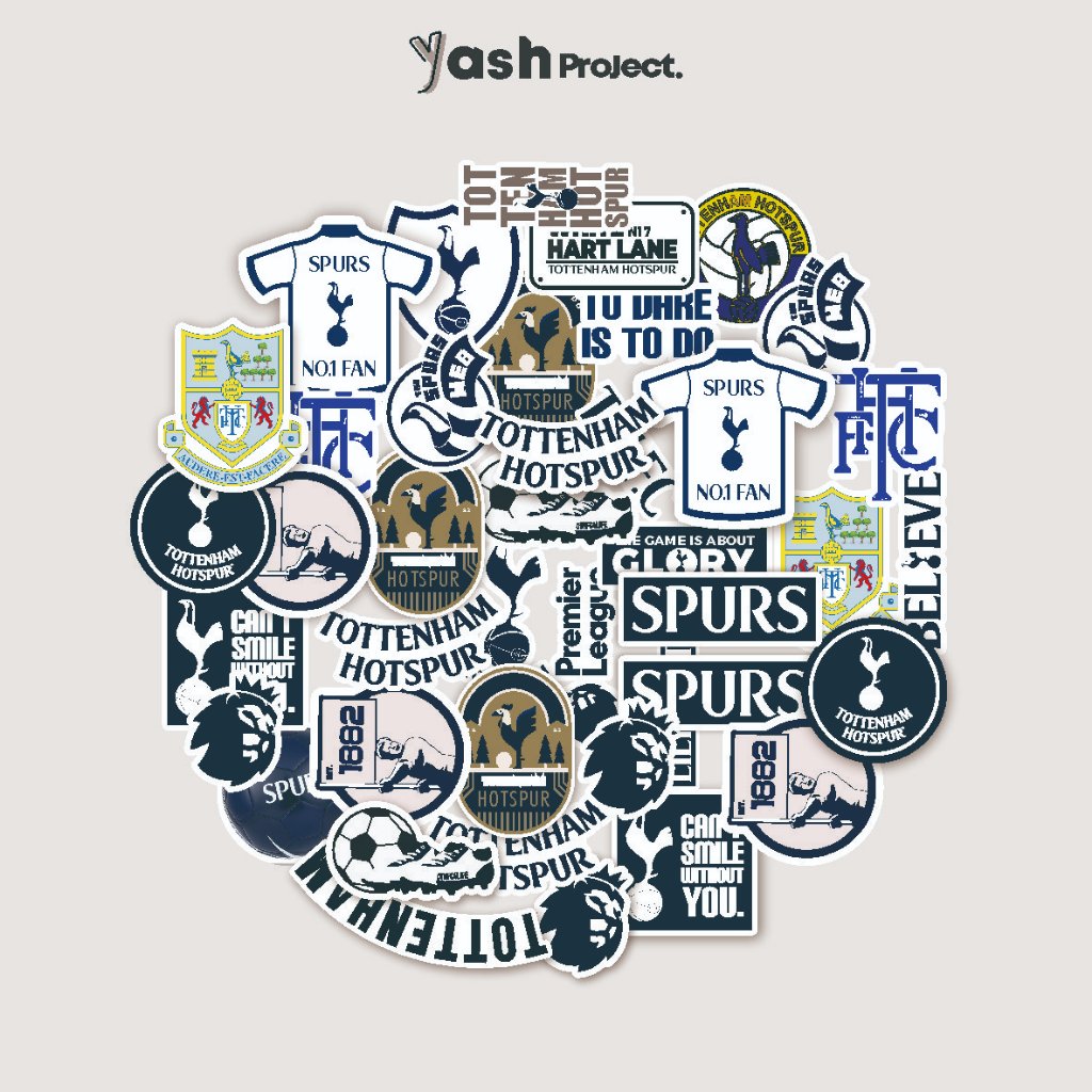 

STICKER PACK TOTTENHAM HOTSPUR | STICKER DECORATION | DIECUT