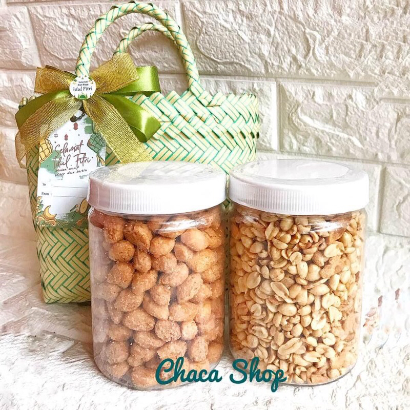 

hampers keranjang isi Kacang goreng & ketapang @500gr