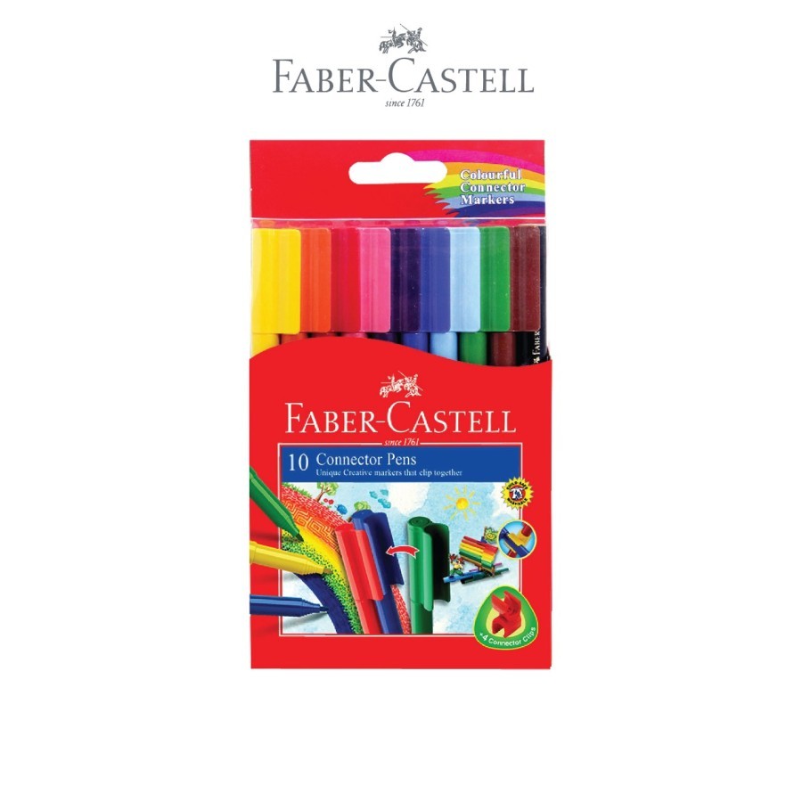 

Connector Pens Faber-Castell 10 Warna