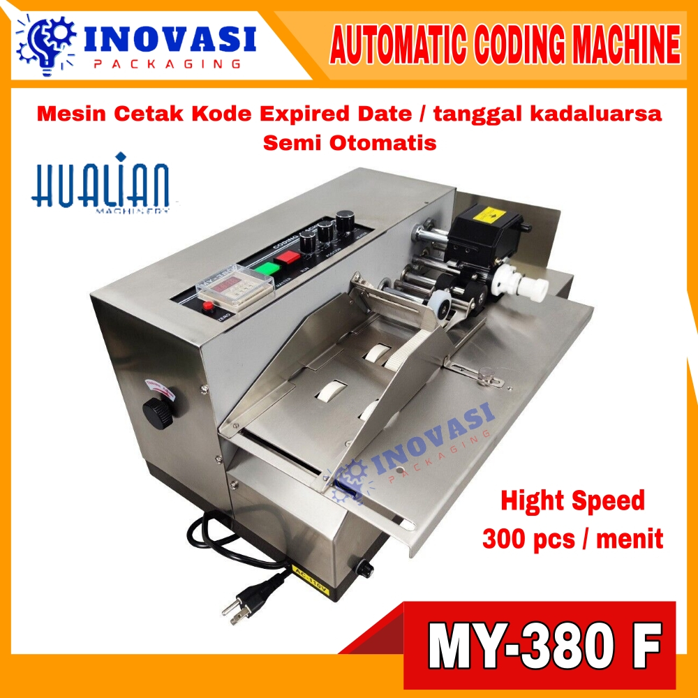 Mesin Coding MY-380 F Cetak Tanggal Kadaluarsa Expired Date Otomatis