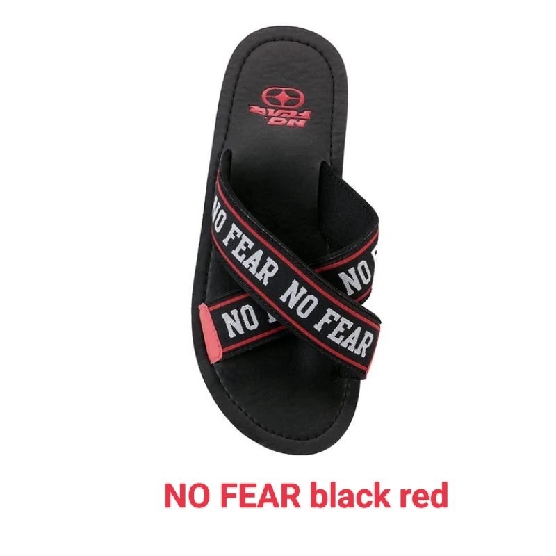 NO FEAR super sandal BLACK RED new
