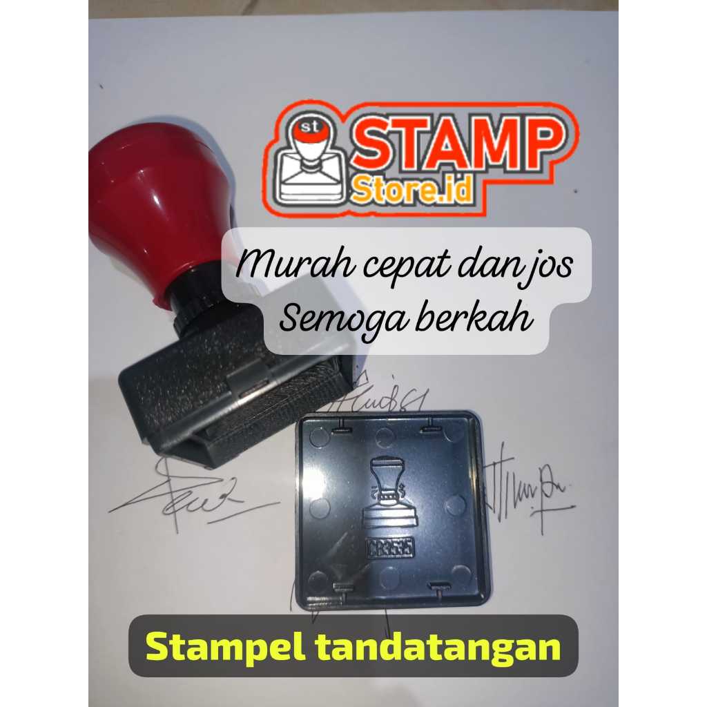 

STEMPEL TANDATANGAN /UKURAN PERSEGI3'5CM
