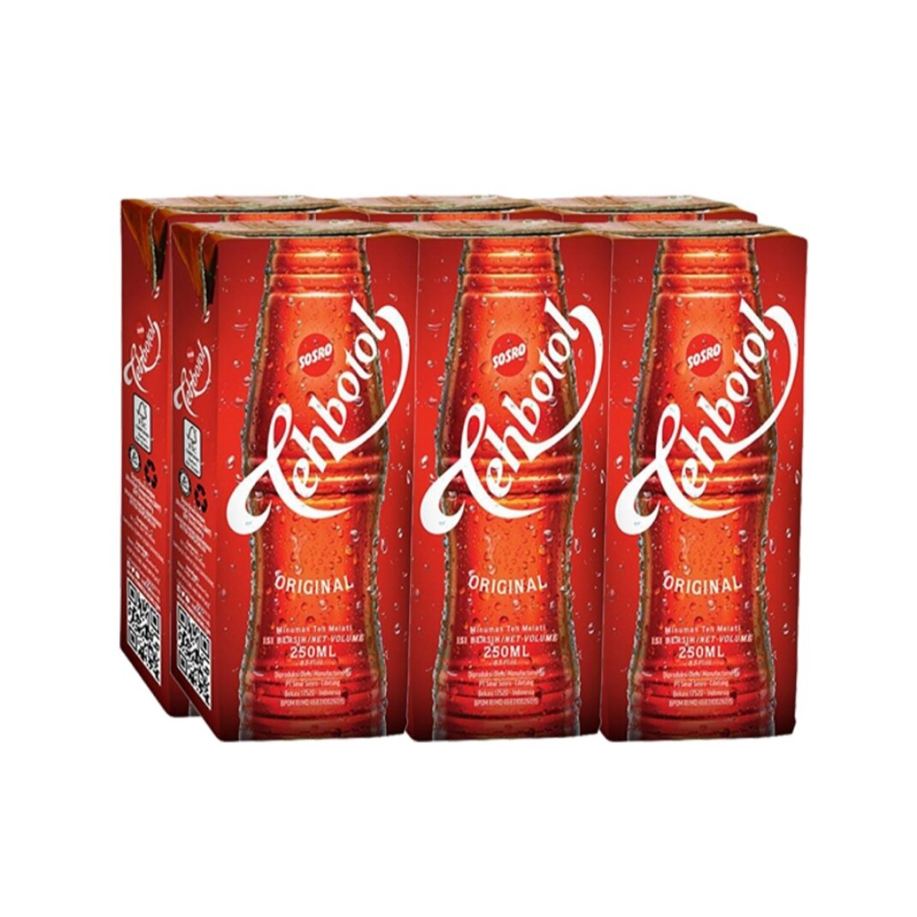 

Teh botol sosro original isi 6 pcs @250 ml