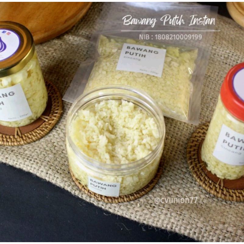 

INSTAN BAWANG PUTIH CINCANG siap masak