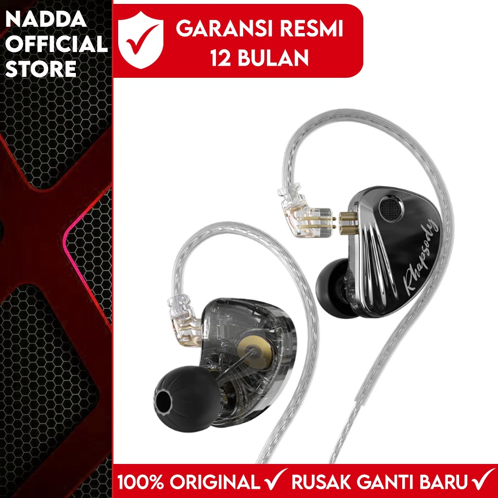 CCA Rhapsody 2DD + 4BA Hybrid IEM HiFi Earphone