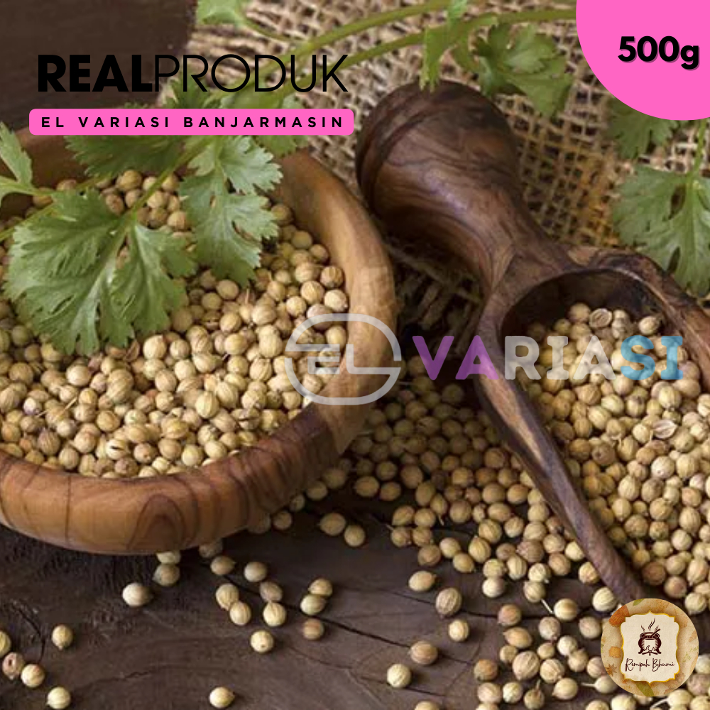 

500gr || Ketumbar Hitam / Rempah & Bumbu Masak Asli Original Kualitas Premium Untuk Obat Jantung By. EL Variasi