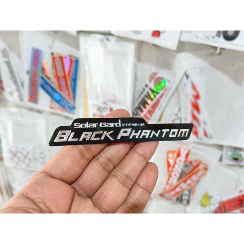Stiker kaca film mobil SOLAR GARD PREMIUM BLACK PHANTOM emboss
