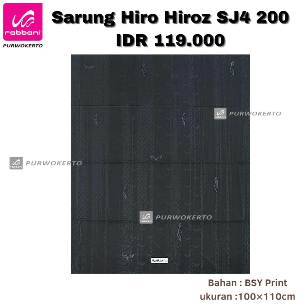 RABBANI ORI_ SARUNG HIRO HIROZ RABBANI | SARUNG DEWASA MOTIF ELEGANT | SARUNG RABBANI ORI