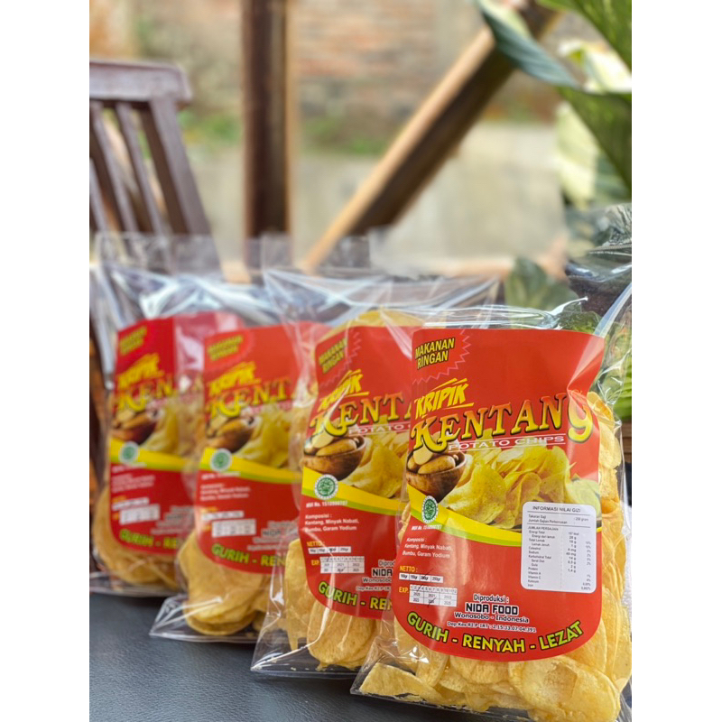 

Keripik Kentang Kemasan Plastik 200gr