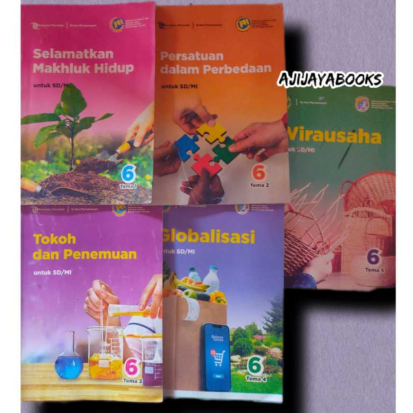 LKS PUSTAKA PERSADA KELAS 6 TEMA 1, 2, 3, 4 DAN 5 SD/MI KURIKULUM 2013