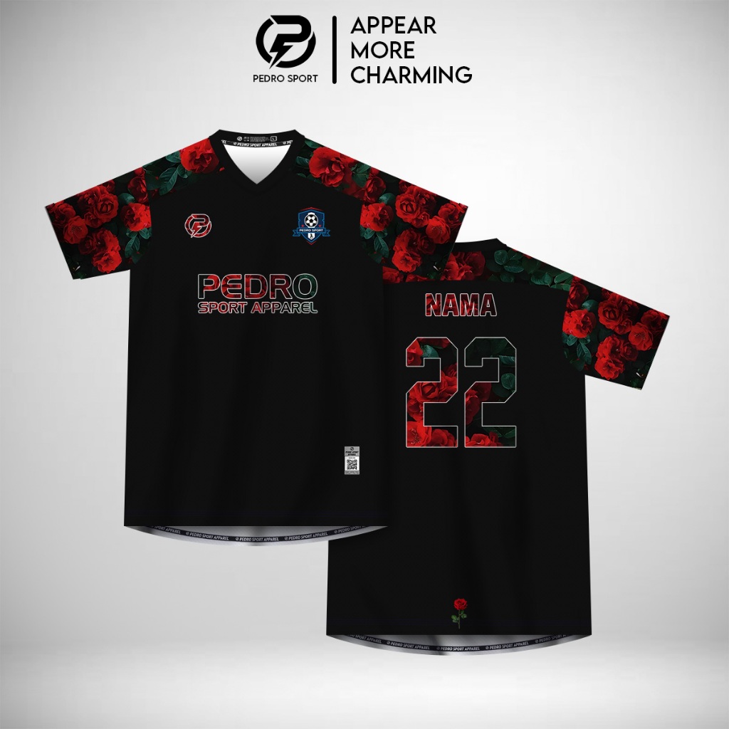 Jersey Full Printing Jersey Futsal Jersey Bola Jersey Voli Jersey Badminton Kode Jersey Rose
