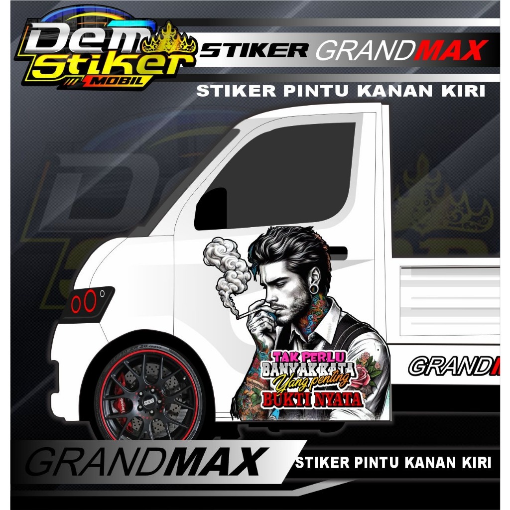 STIKER PINTU PICK UP GRANMAX / DECAL STIKER PINTU MOBIL CARRY L300 / STIKER PINTU PICK UP/STIKER MOB