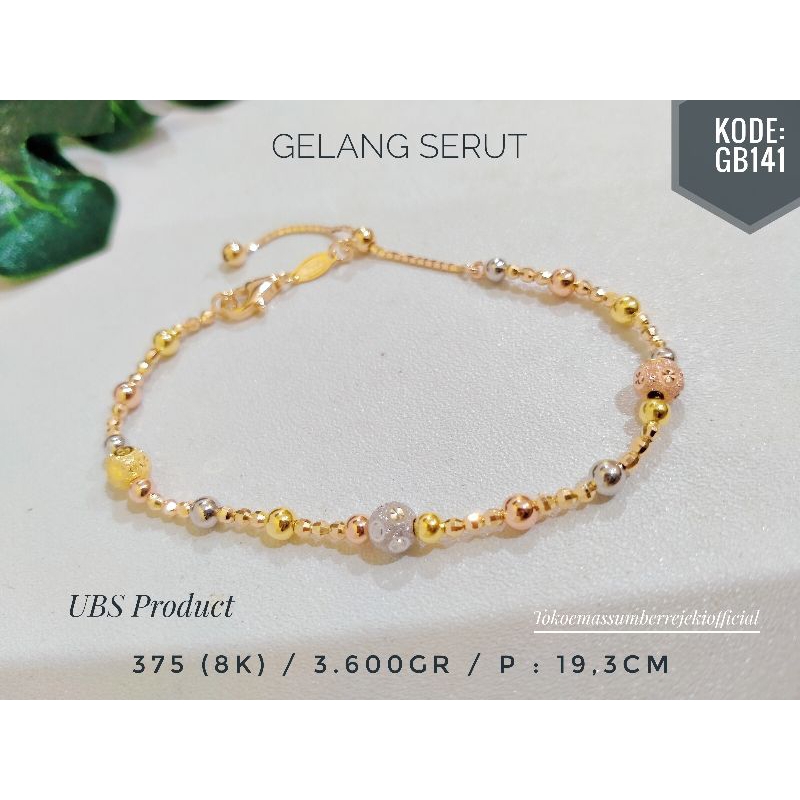 x6 Gelang Italy Serut Candy Terbaru/gelang serut/gelang italy candy serut/gelang serut candy/gelang 