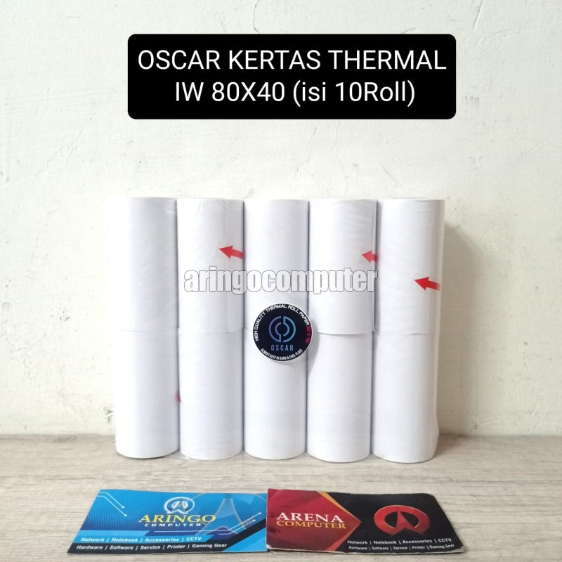 

Accessories OSCAR KERTAS THERMAL IW 80X40 (isi 10Roll)