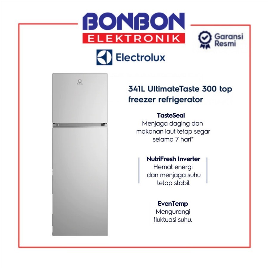 Electrolux Kulkas 2 Pintu ETB3700K-A / ETB 3700K-A / ETB 3700 K-A