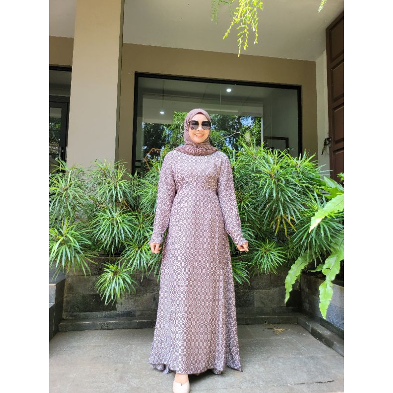 Gamis Inayah Terbaru Ori BeeBatik pekalongan