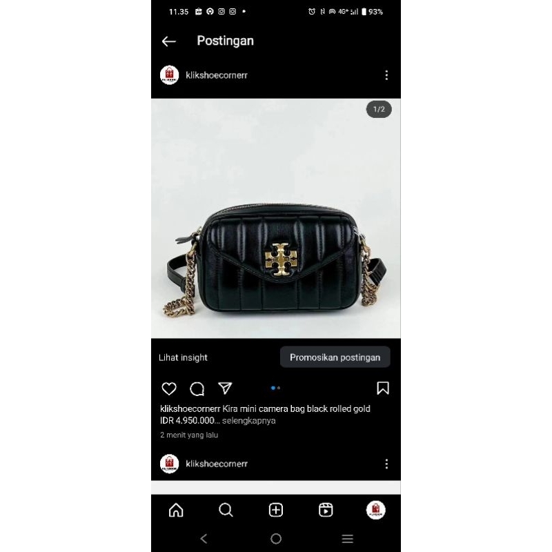 tory burch tb Kira mini camera bag