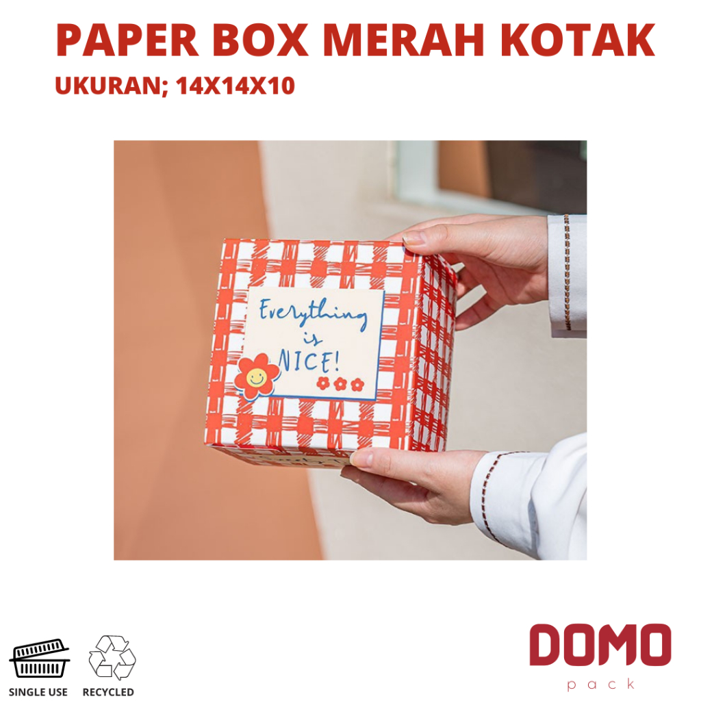 

Cookies Box Merah Kotak Paper Box Merah Kotak