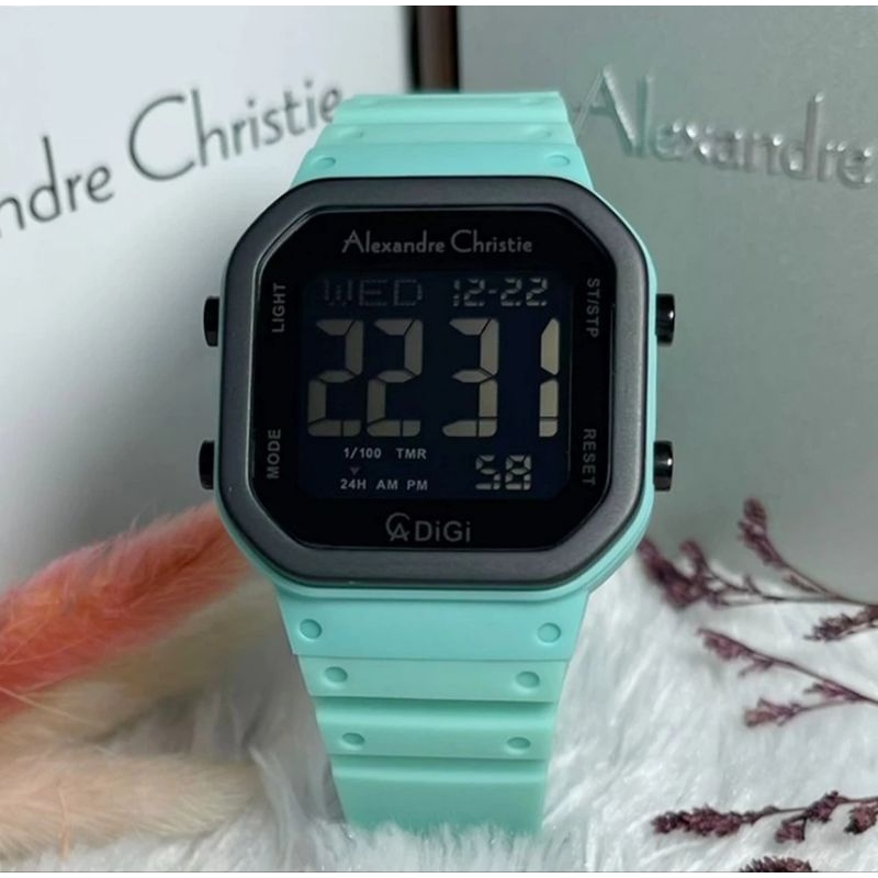 JAM TANGAN WANITA DIGITAL ALEXANDRE CHRISTIE AC9347 / AC9347 ORIGINAL GARANSI RESMI 1 TAHUN