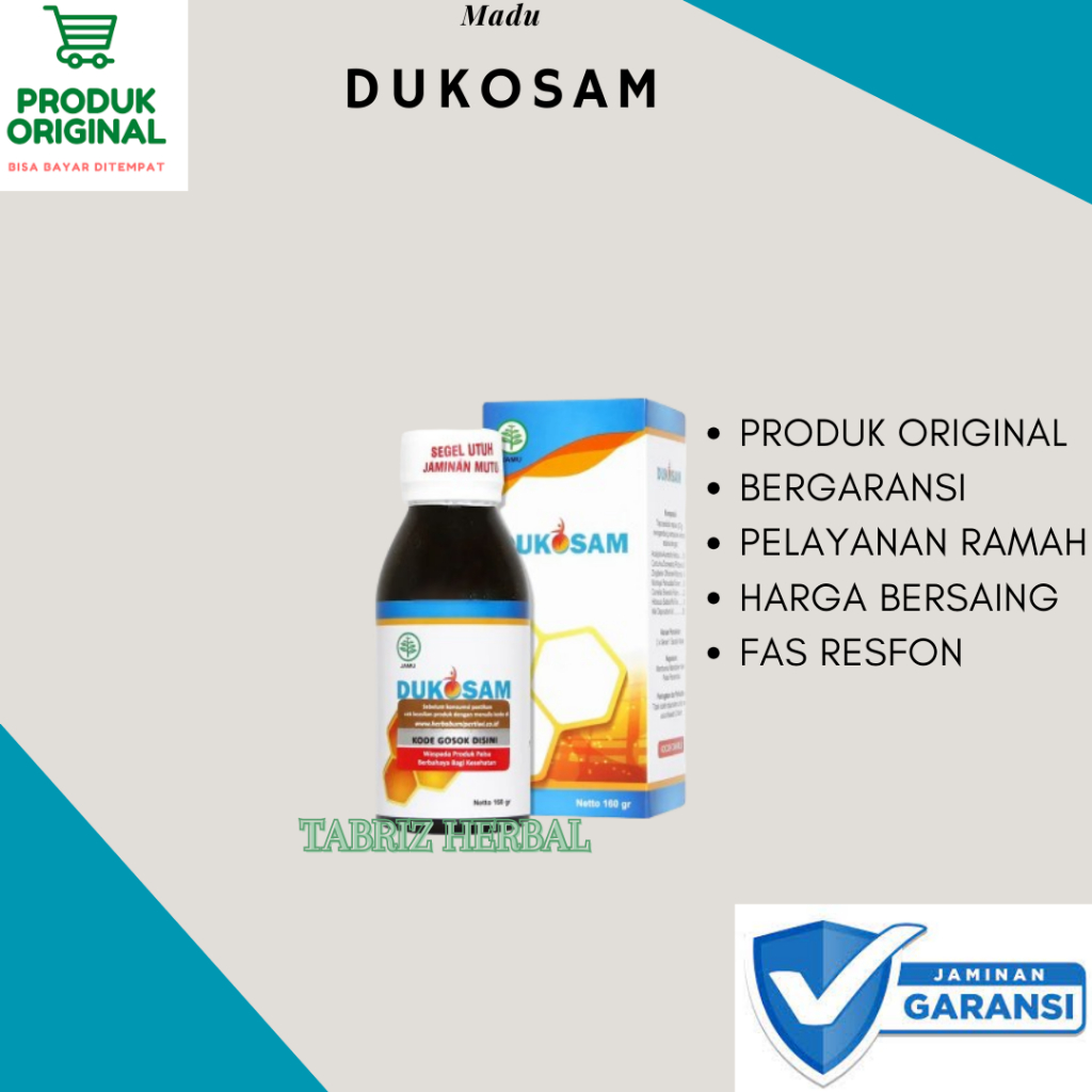 madu dukosam herbal obat pegel linu nyeri pinggang kesemutan Original