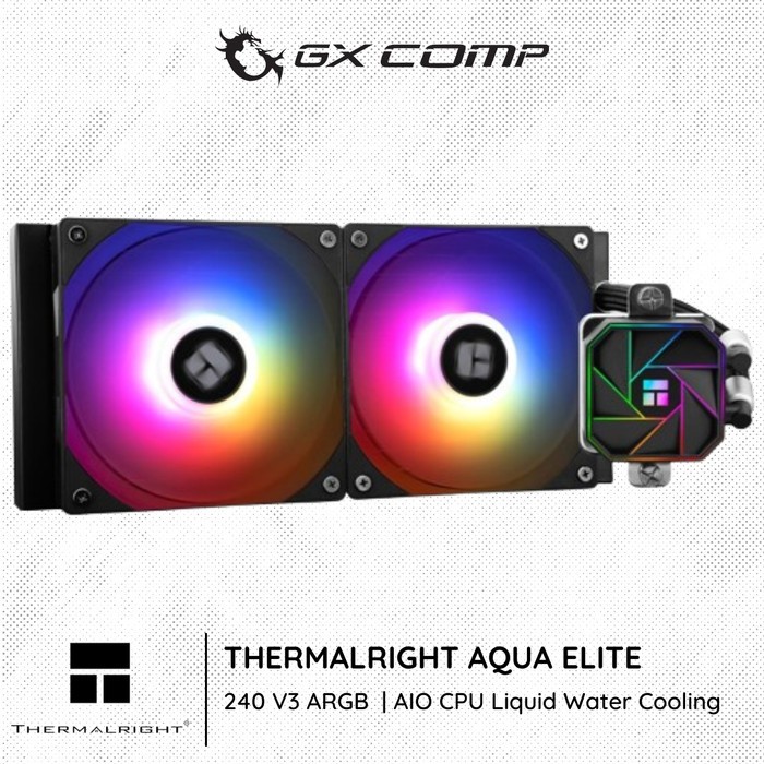 THERMALRIGHT AQUA ELITE 240 V3 ARGB  | AIO CPU Liquid Water Cooling