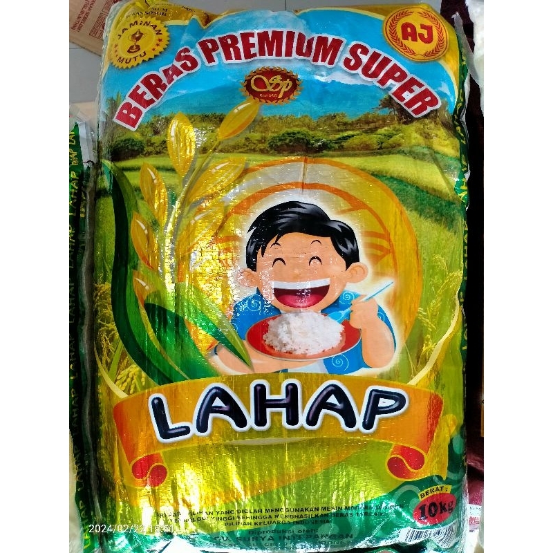 

Beras Lahap 5 kg dan 10 kg