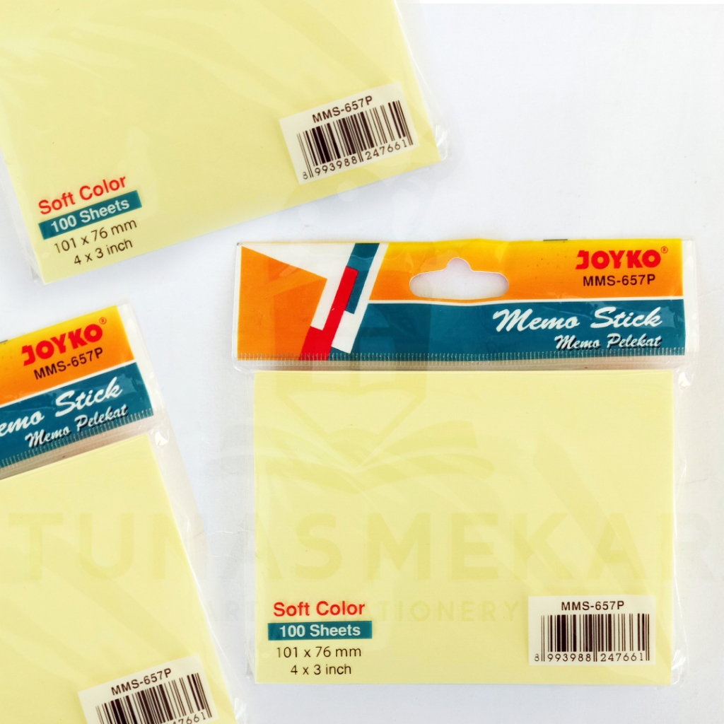 

Sticky Notes Joyko MMS-657P Uk. 101 x 76 mm (4 x 3'')