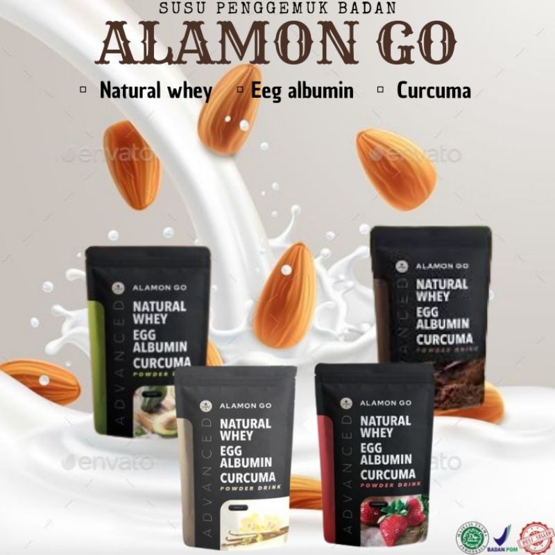 

Alamon go Susu Penggemuk Badan Herbal BPOM/Menambah Nafsu Makan