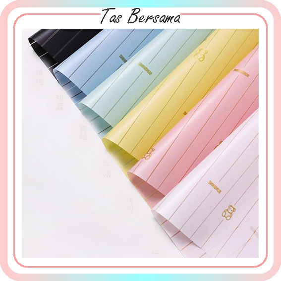 

Flower Wrapping Kertas Buket Motif Bear Kertas Buket Bunga Motif Beruang KB6096