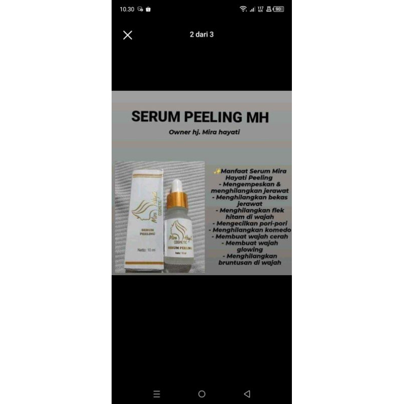 serum mh/serum peeling mh